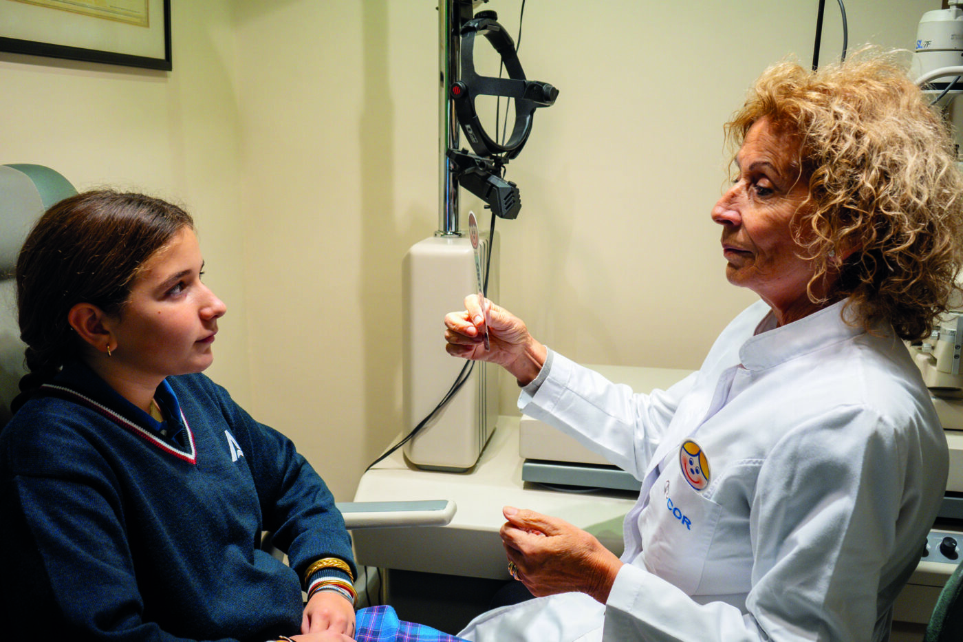 Revisió ocular infantil a Clínica Rubí